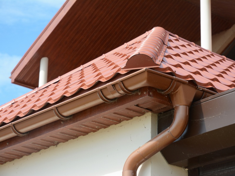 A home with new gutters